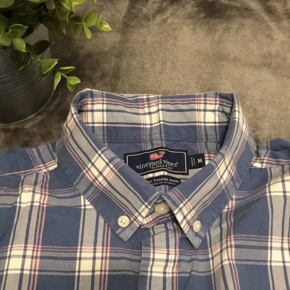 Vineyard Vines Ash Creek Plaid Tucker Button Up Slim Fit Shirt